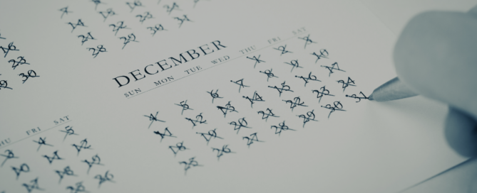Év végi zárás decemberi naptár